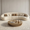 Luxury Curved Sectional Sofa Set